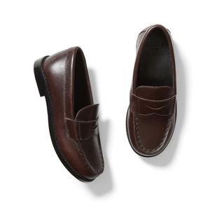 Thee Cutest lil Leather Ole School Penny Loafers